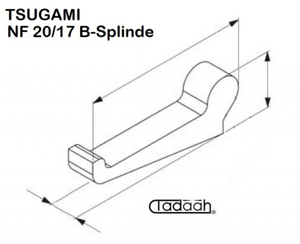 3171M0111140 Nasello per tornio TSUGAMI NF20/17 B-Spindle