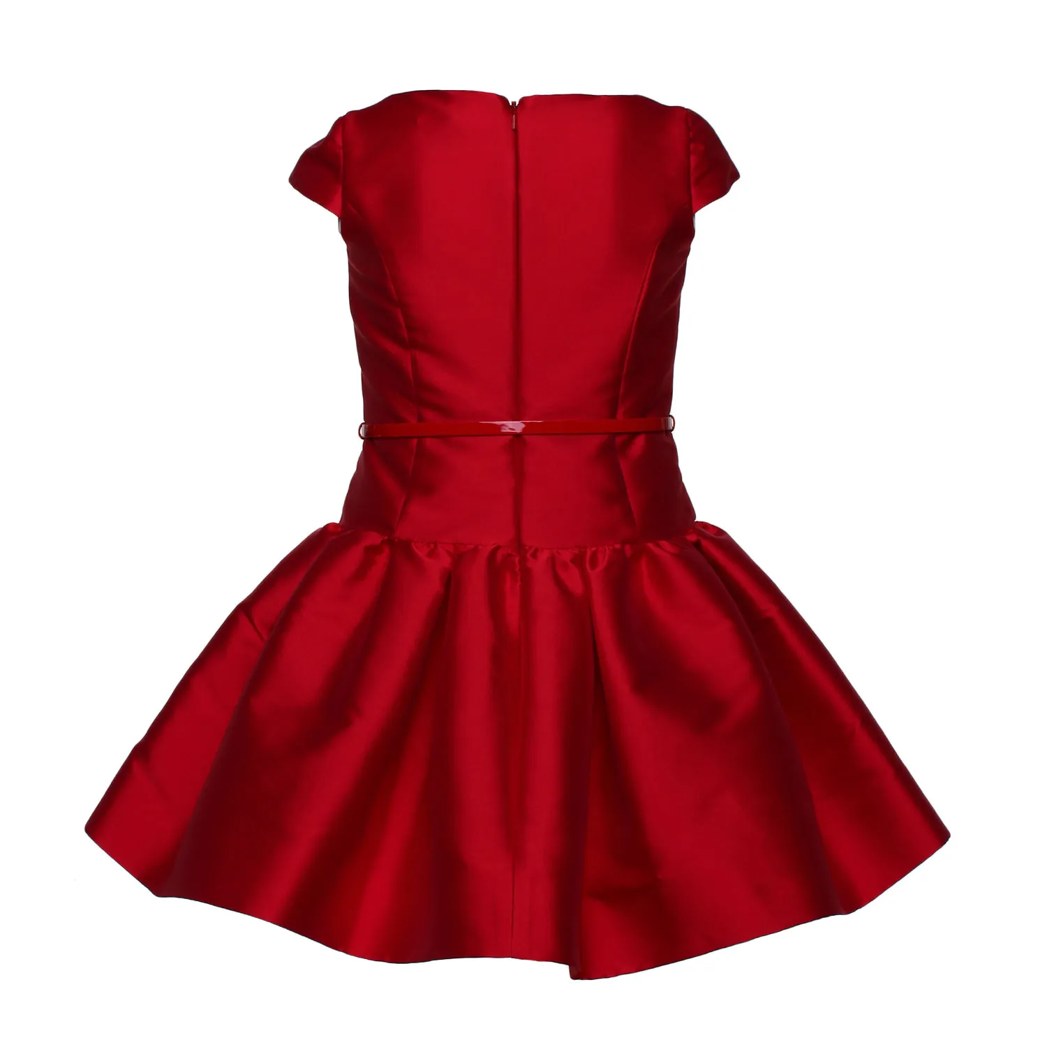 Abito Bambina Rosso Rubino