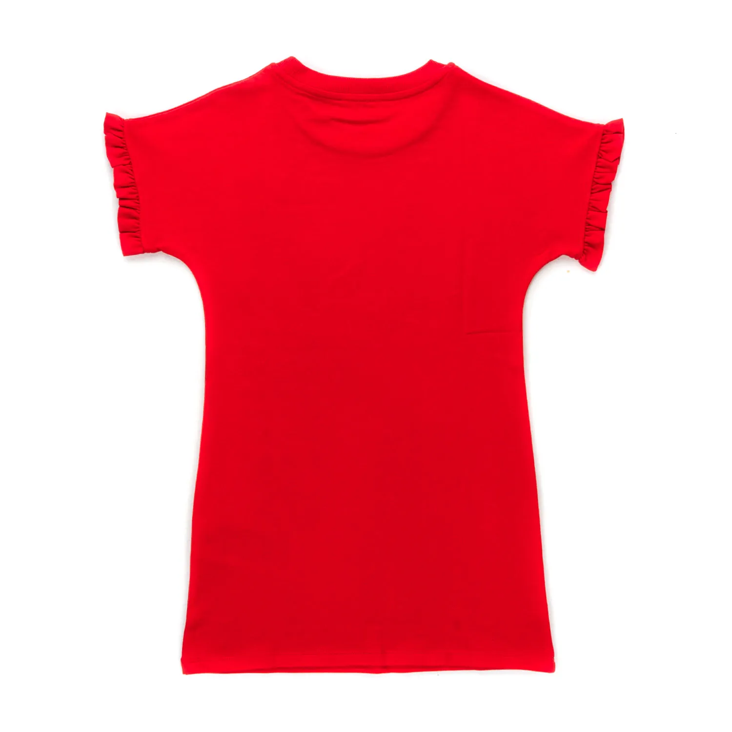 Abito Rosso Orsetto Bambina