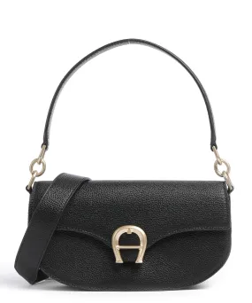  Aigner Lorena S Borsa a spalla pelle di vacchetta grana nero  