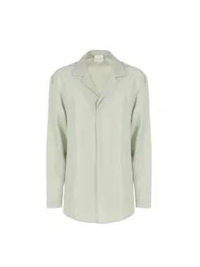 ALYSI   BLUSA VERDE BRINA IN SETA HABUTAY