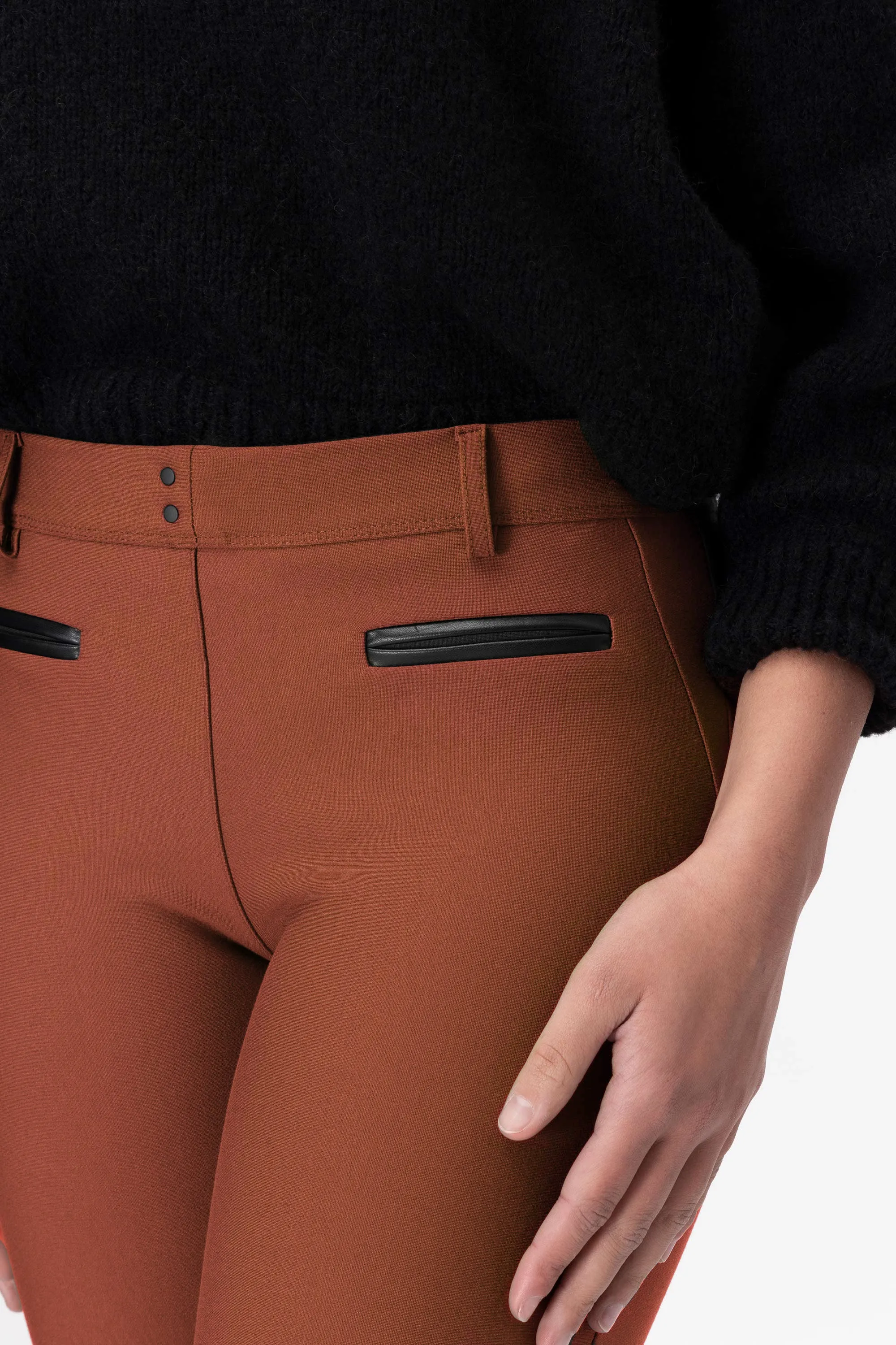 Aylin Pm Pantalone in tessuto punto milano
