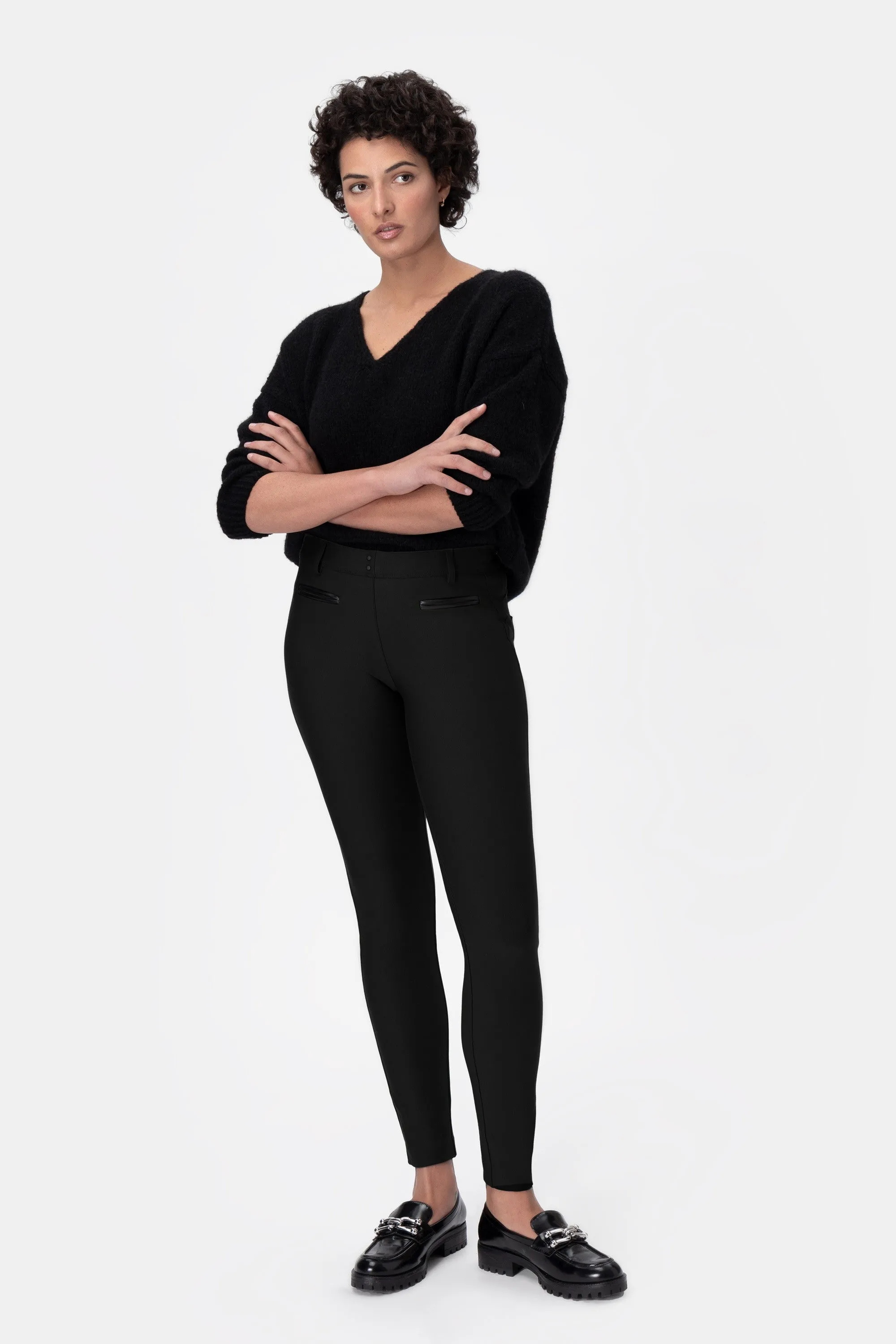 Aylin Pm Pantalone in tessuto punto milano