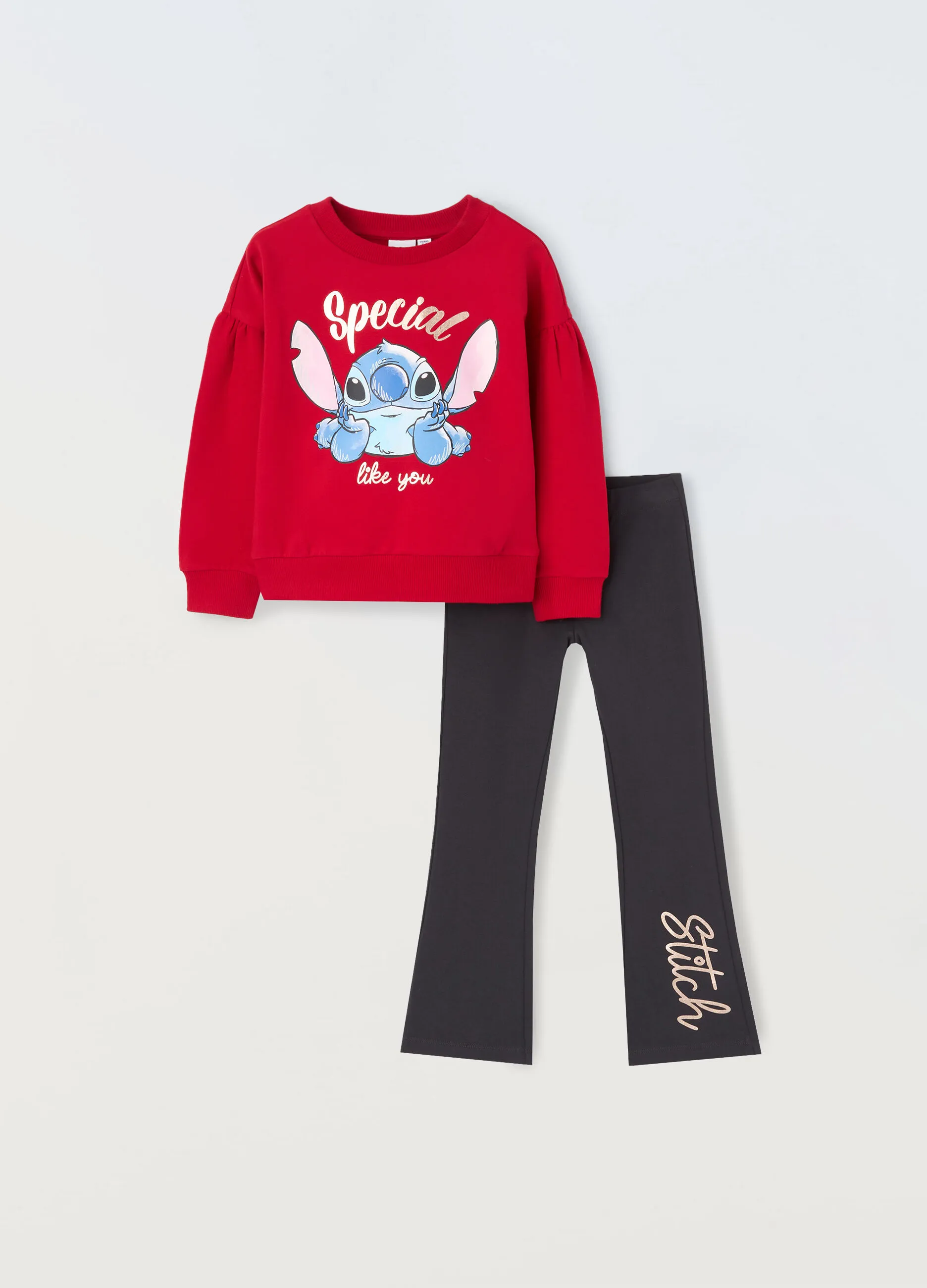 BLUKIDS  Jogging set in cotone stretch bambina
