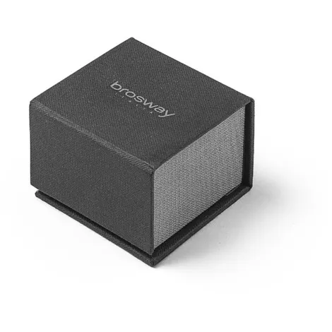 BROSWAY Orecchino croce Brosway in acciaio nero