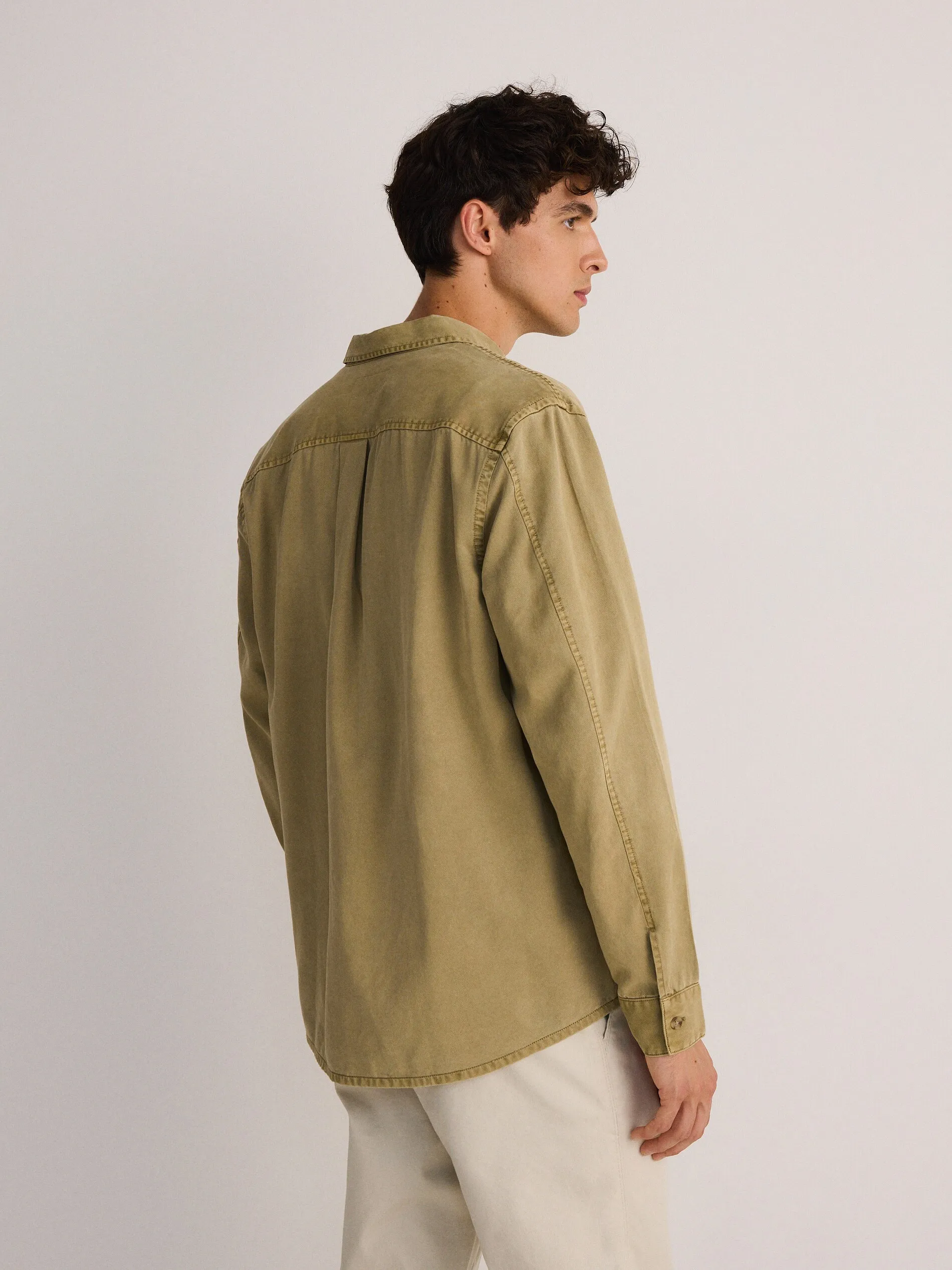 Camicia comfort fit in lyocell