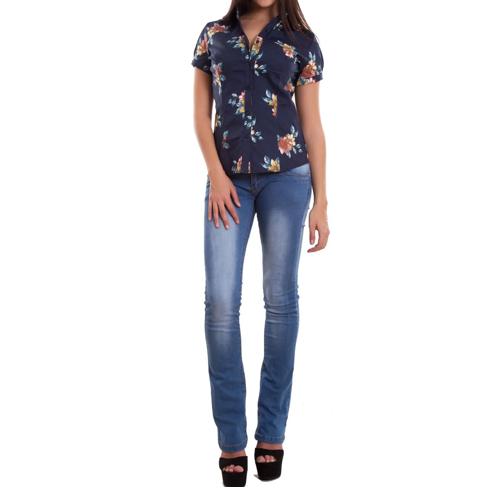 Camicia donna camicetta avvitata G-2332