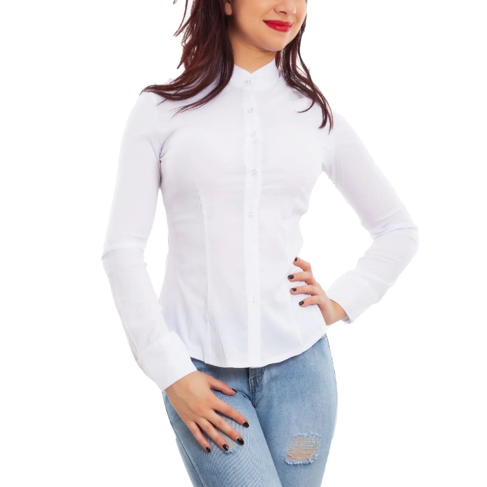 Camicia donna maniche lunghe C-S930