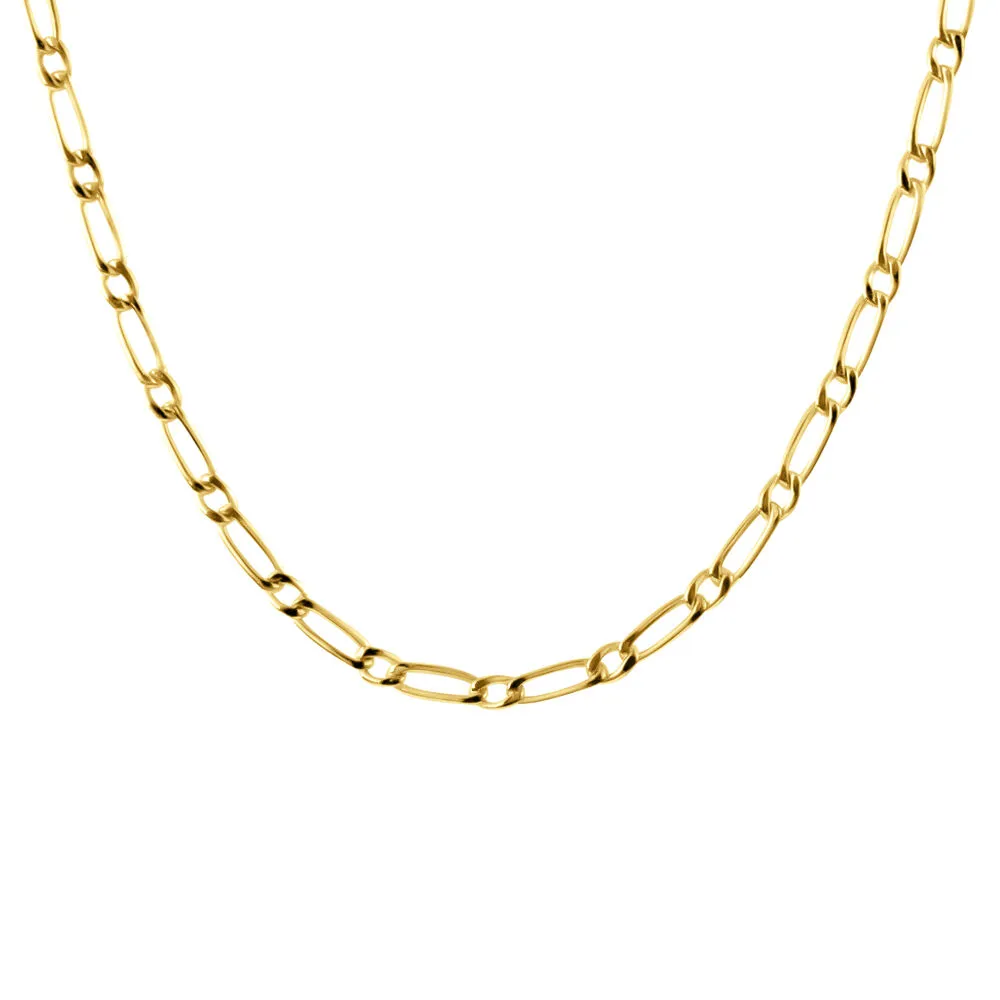 Catena L'homme Or Oro Giallo 375/1000 Maglia Alternata 1/1 50 cm 1409497