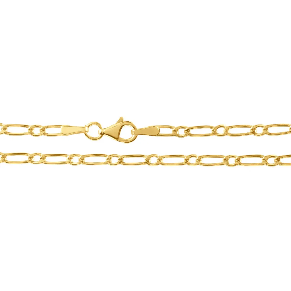 Catena L'homme Or Oro Giallo 375/1000 Maglia Alternata 1/1 50 cm 1409497