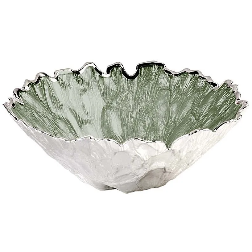 Ciotola Argenesi Moss colore Verde, Grigio/Argento