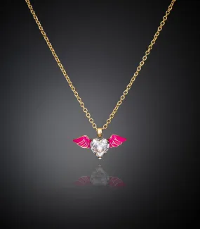 Collana Chiara Ferragni Cupido Pink Edizione Limitata Smalto Colorato J19AVH05