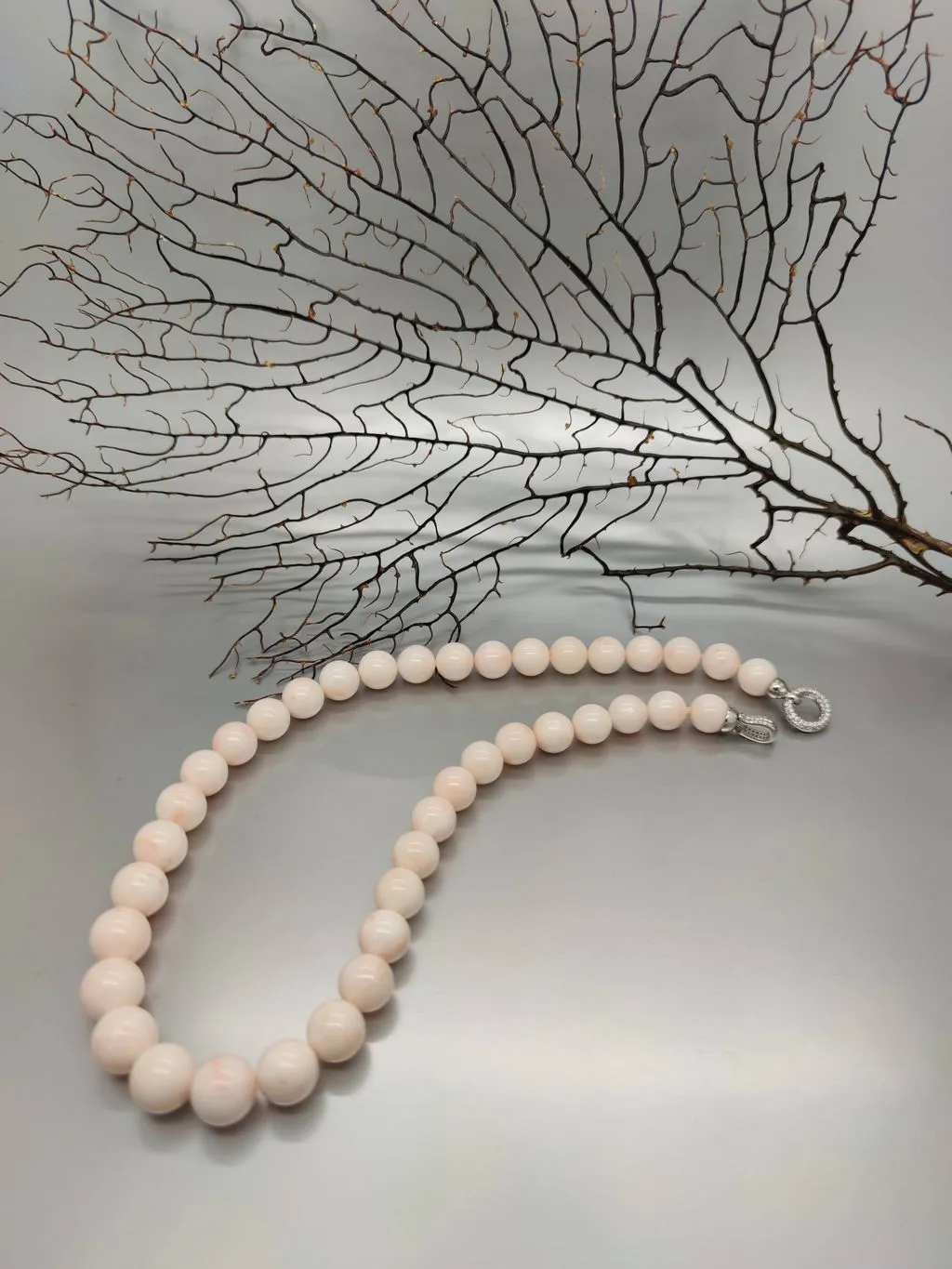 Collana di Corallo Rosa Misu