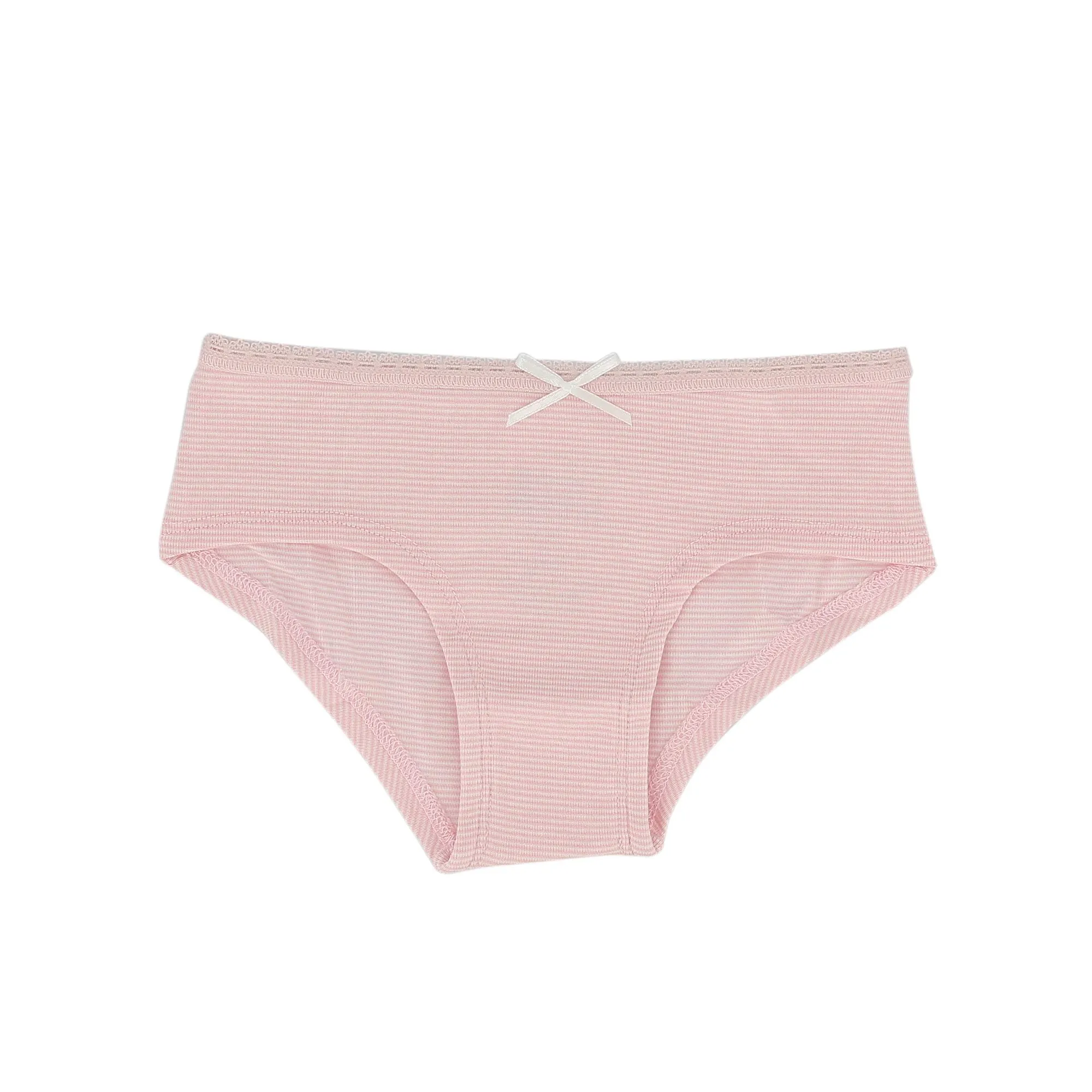 Culotte in cotone da bambina, bianco            