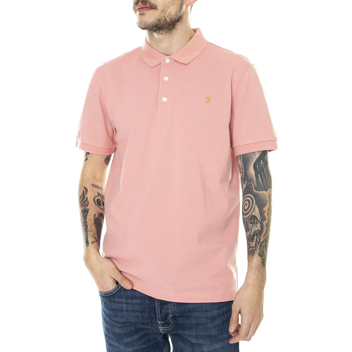 Farah Blase - Polo Uomo Rosa / Pink Rose    