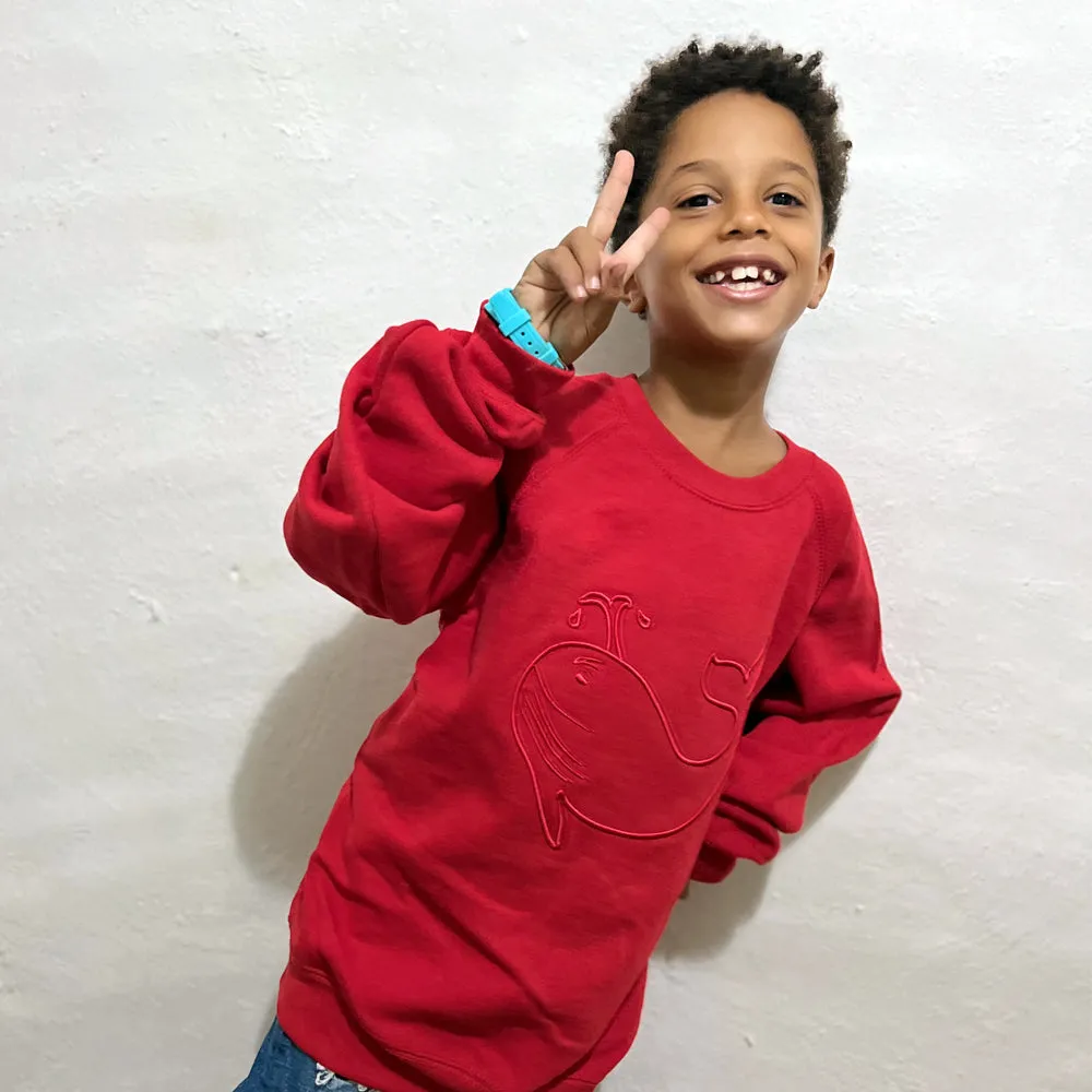 Felpa Bambini La Balena Di Kris Unisex