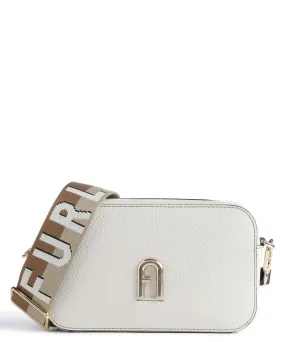  Furla Primula Mini Borsa a tracolla pelle granulata avorio  