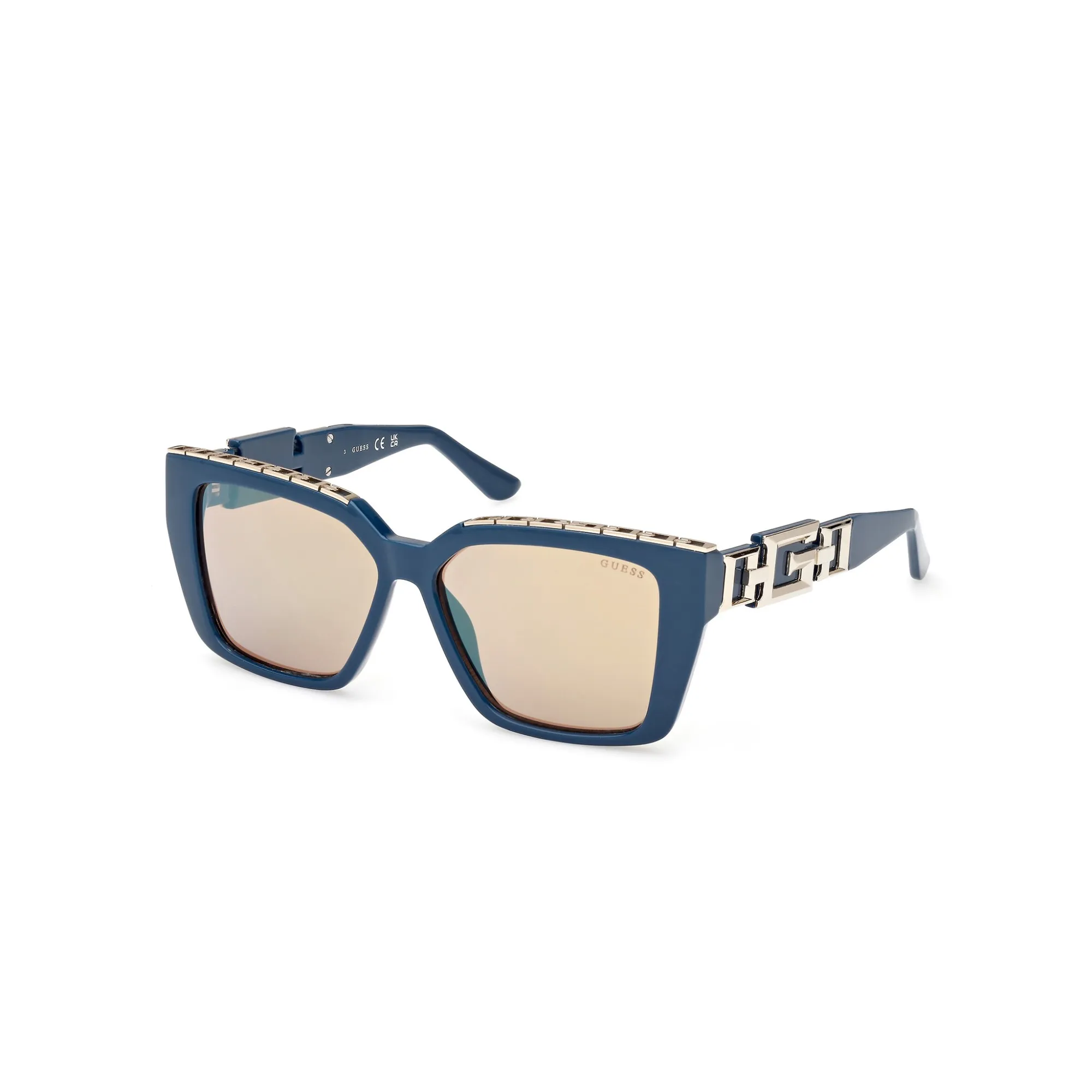   Guess GU 7915 - 90G Blu Brillante | Occhiale Da Sole Donna 