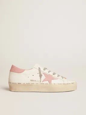 Hi Star con stella in suede e talloncino in pelle rosa antico