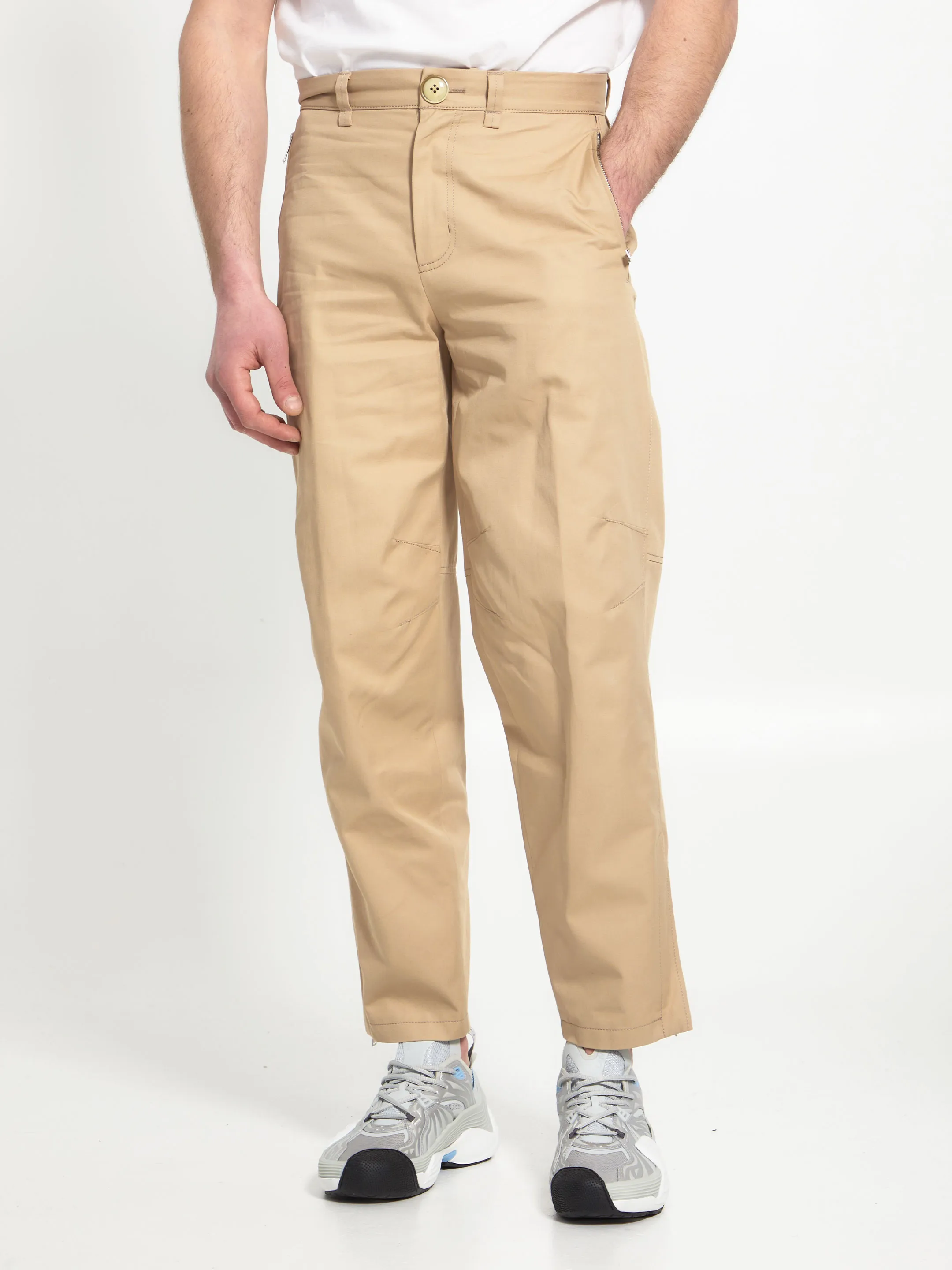 LANVIN    Pantaloni biker