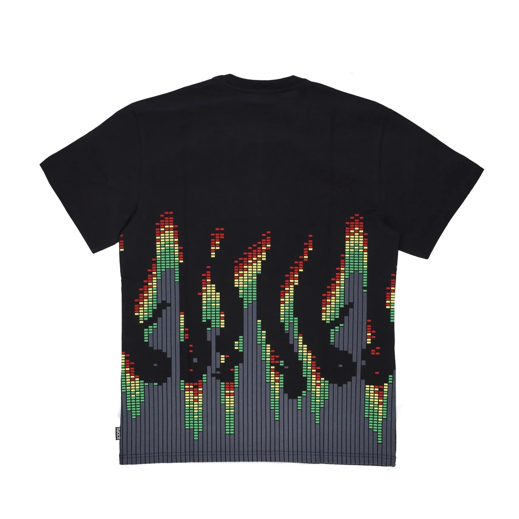 Maglietta Uomo Sound Wave Tee Black