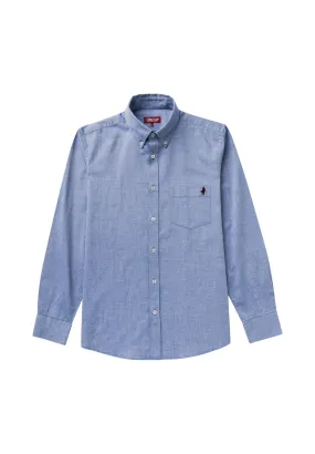 MCS Uomo Camicia a Maniche Lunghe 10MSH201-02604-704 Blu