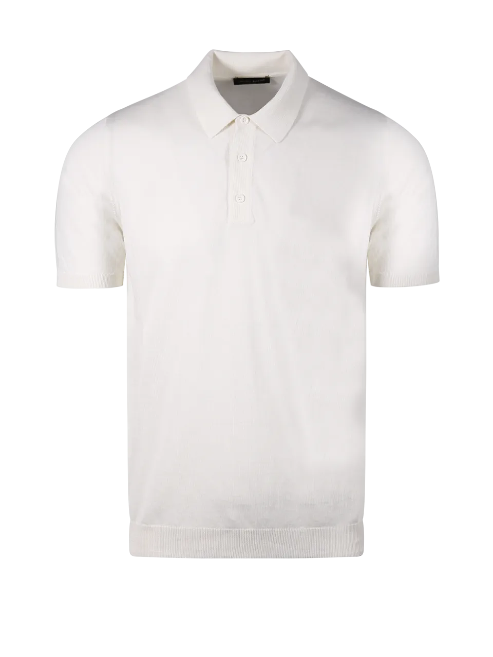 MEN ROBERTO COLLINA WHITE COTTON POLO