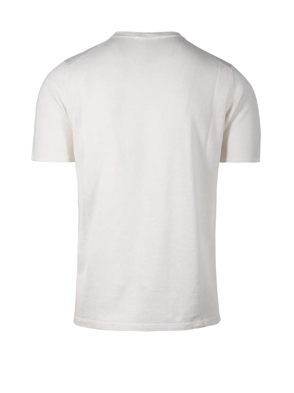 MEN ROBERTO COLLINA WHITE LINEN T-SHIRT