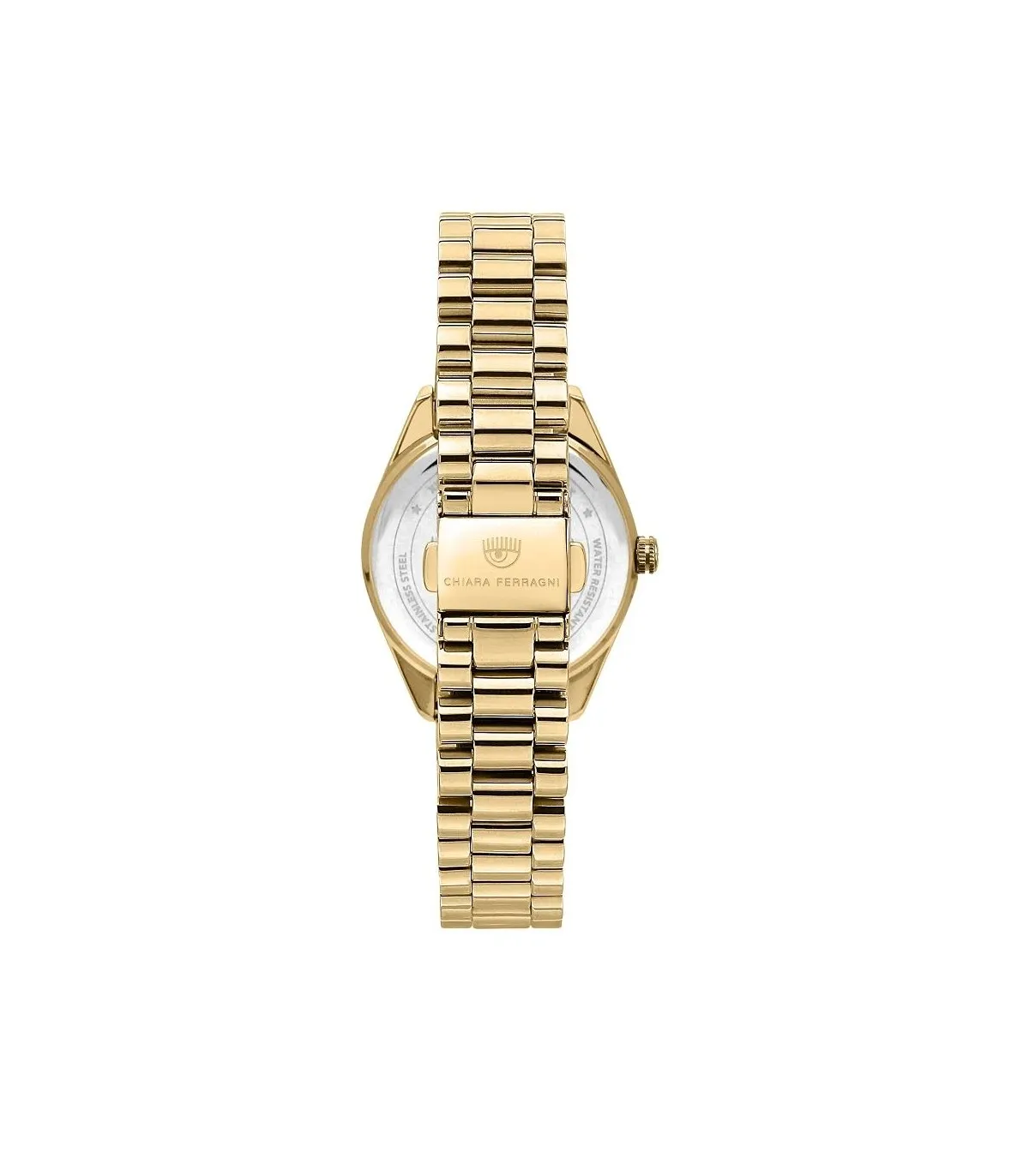 Orologio Chiara Ferragni Solo Tempo Donna Everyday 32 mm Gold White Cristalli R1953100509