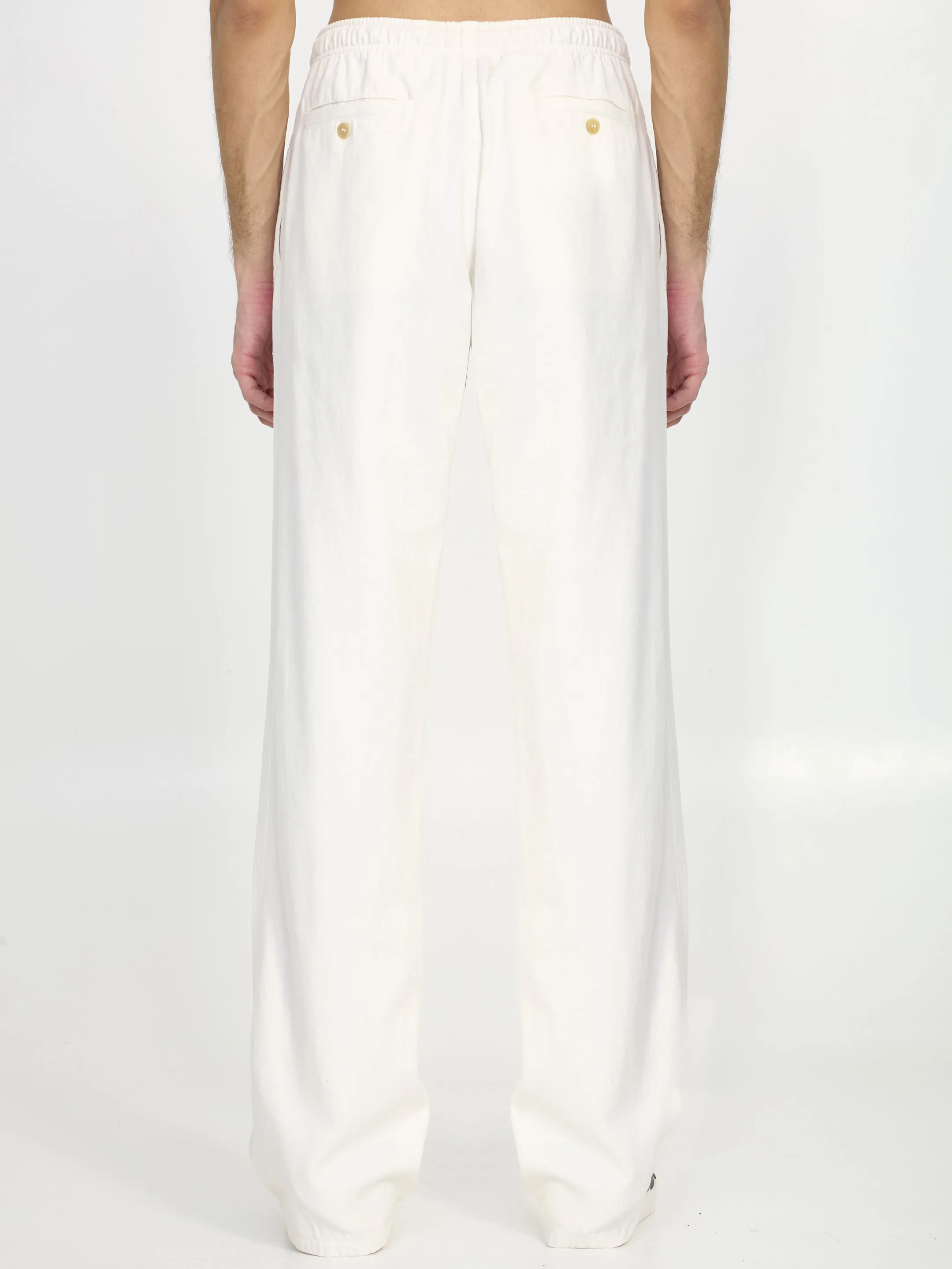 PALM ANGELS    Pantaloni Monogram