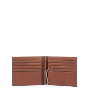 PIQUADRO - Portafogli con molla porta dollari in pelle - Cuoio naturale - PU1666B3R/CU | Studioarch.com