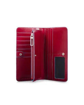 Piquadro - Portafoglio donna in pelle con tasca centrale e ZIP | Studioarch.com