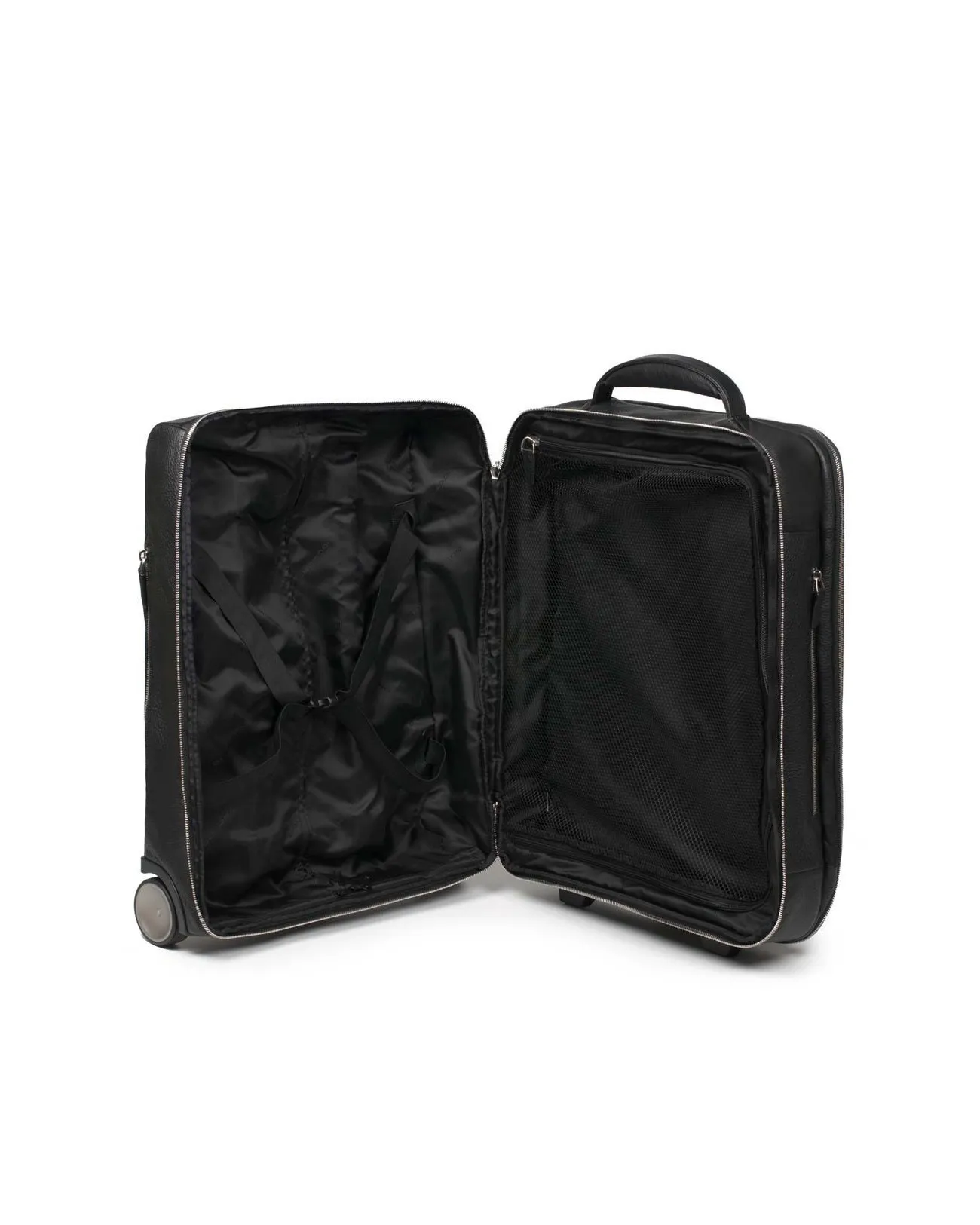 PIQUADRO - Trolley cabin morbido in pelle portabilità borsone - Blu - BV2960MO/BLU | Studioarch.com