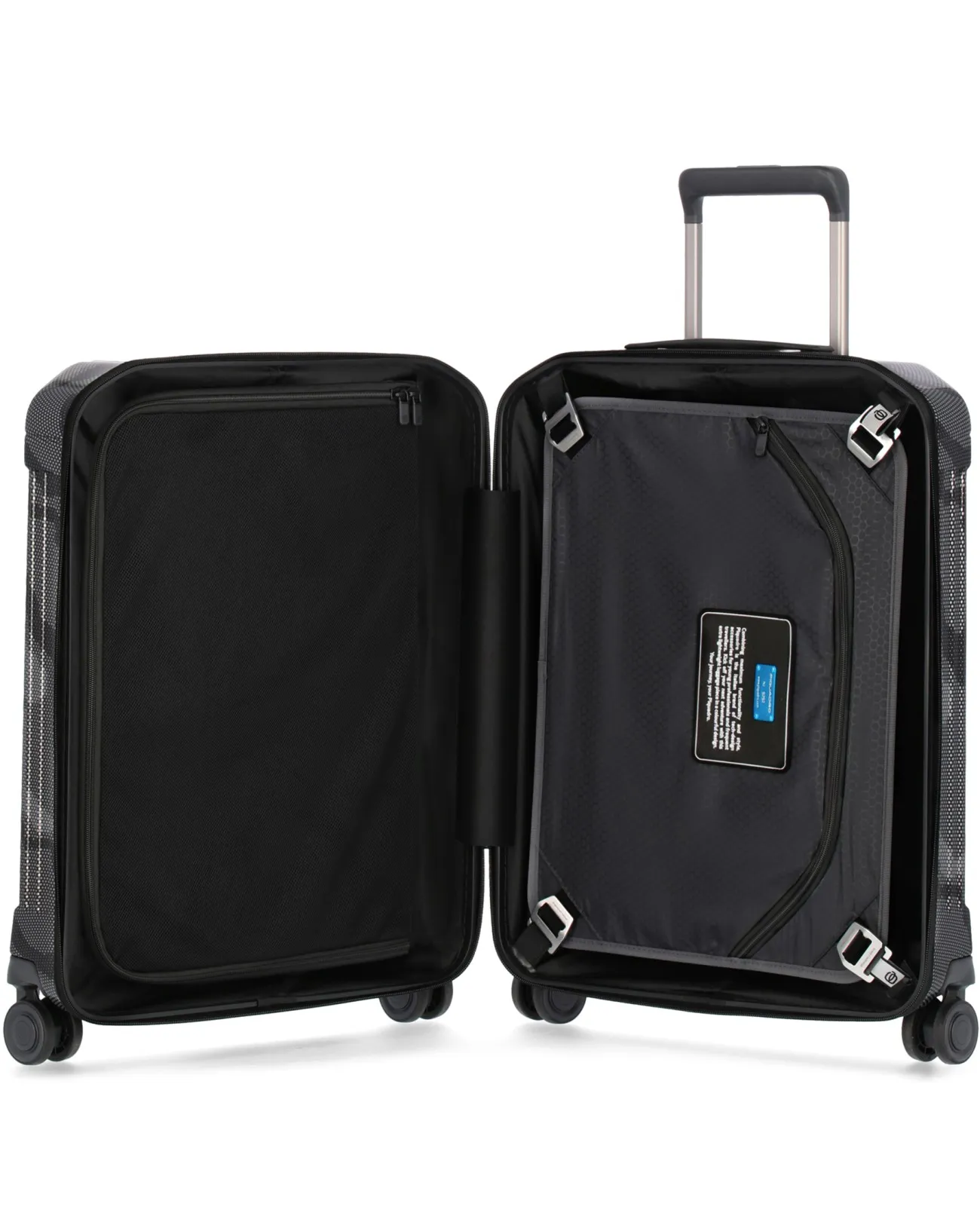 Piquadro - Trolley cabina rigido fast-check a 4 ruote PQ-Light | Studioarch.com