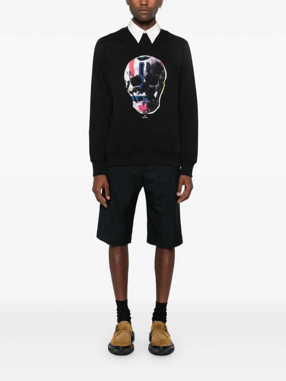 PS di Paul Smith Skull Cotton Felpa