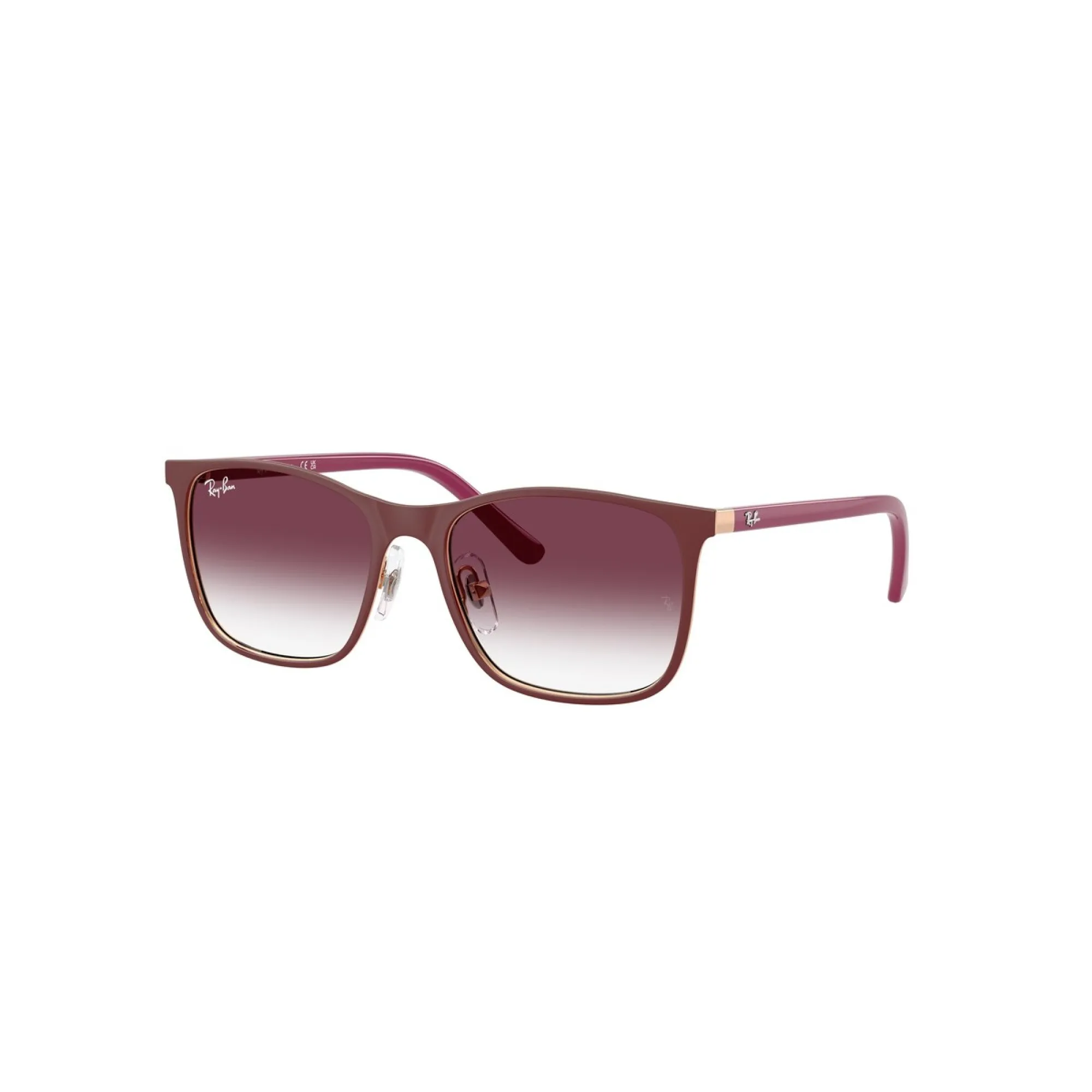   Ray-Ban Junior RJ 9551S - 296/8H Bordeaux Su Oro Rosa | Occhiale Da Sole Bambino Unisex 