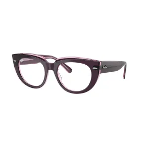   Ray-Ban RX 5586 Doreen 8364 Viola Su Rosa Trasparente | Occhiale Da Vista Donna 