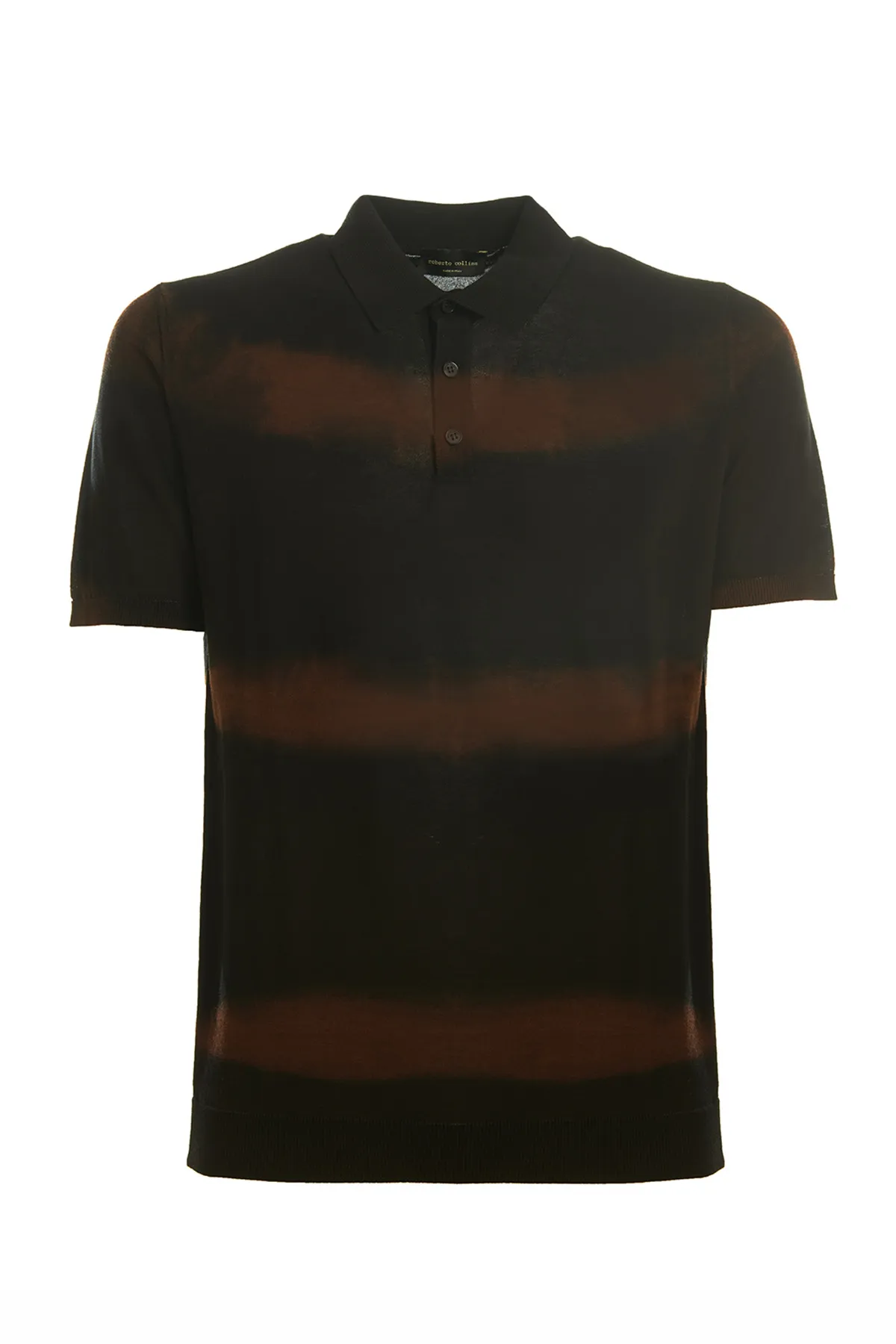 Roberto Collina polo con righe maltinte