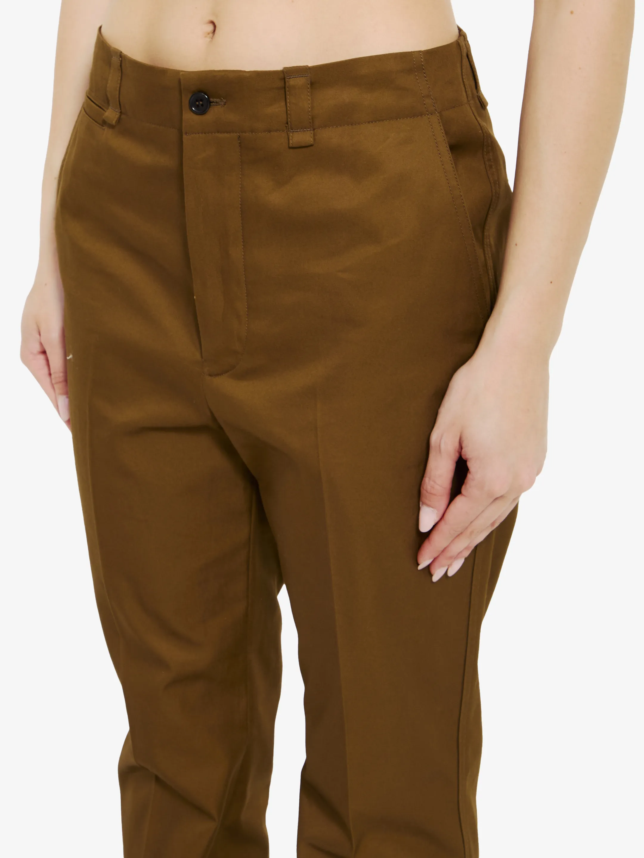 SAINT LAURENT    Pantaloni in twill