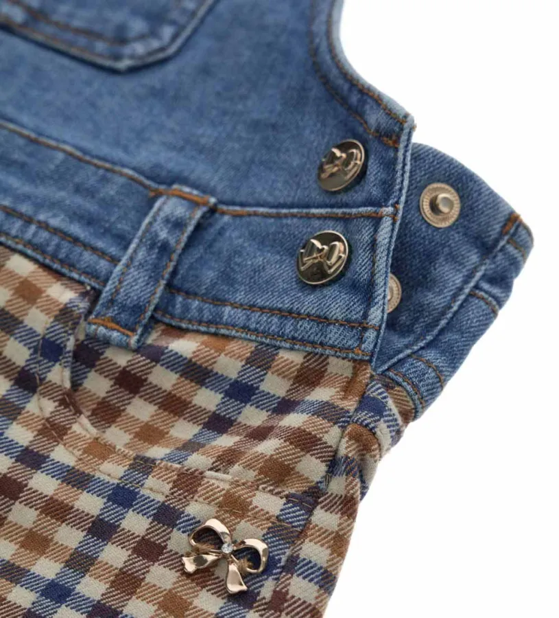 --Salopette gonna denim-