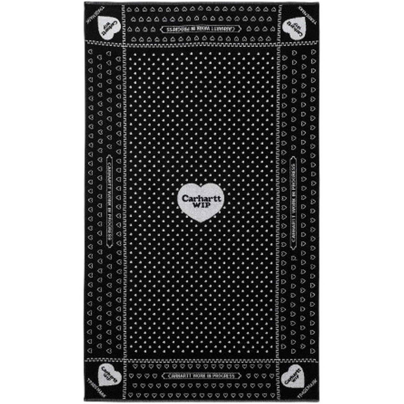 Teli mare Unisex Carhartt Wip - Heart Bandana Towel - Nero