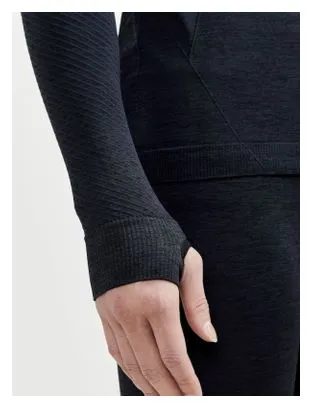 Top 1/2 zip Craft Core Dry Active Comfort Nero