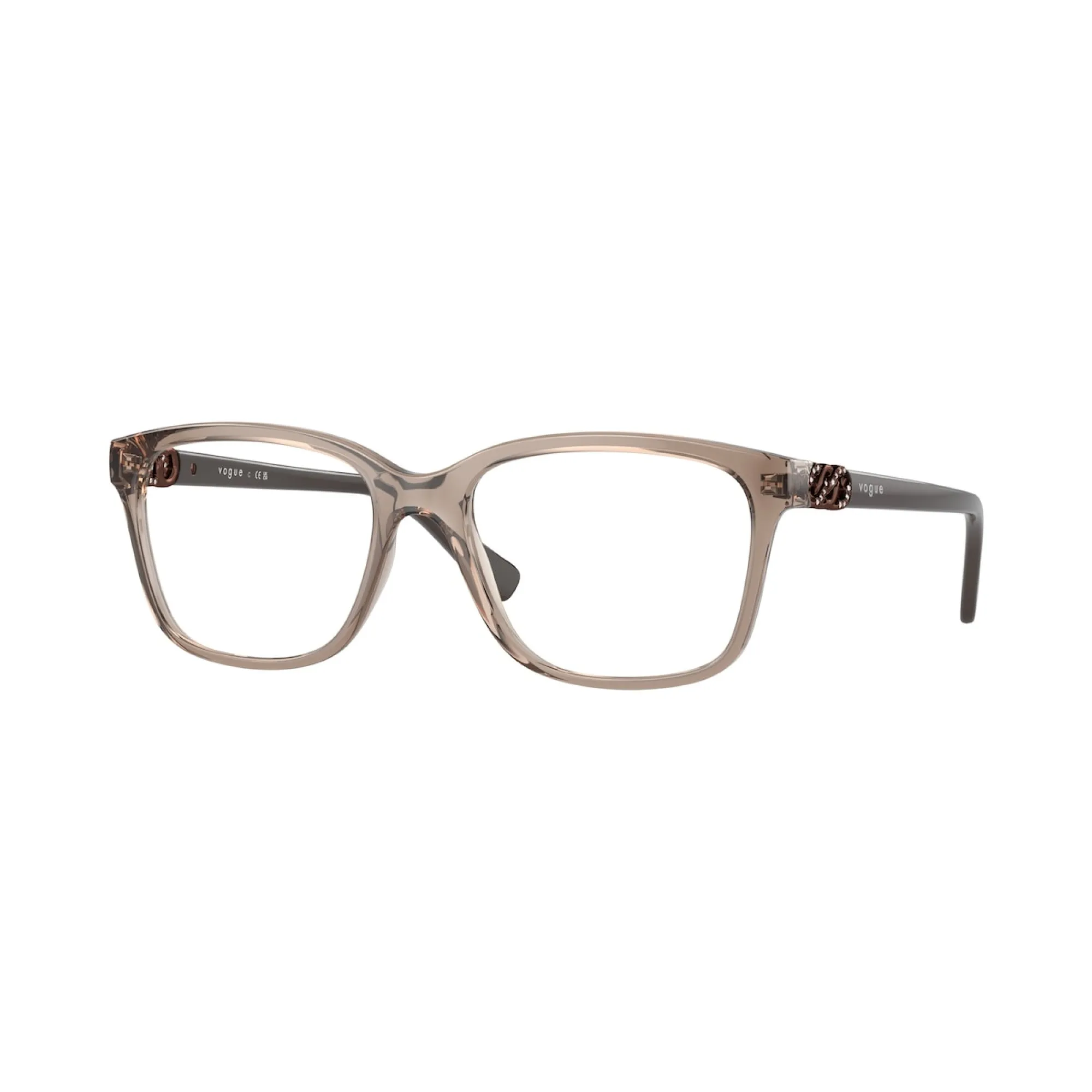   Vogue VO 5574B - 2940 Marrone Trasparente | Occhiale Da Vista Donna 