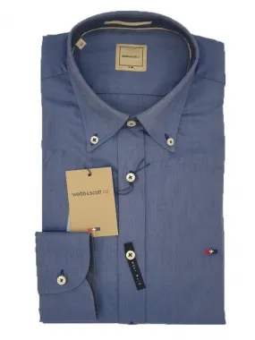 WEBB   SCOTT CAMICIA MANICA LUNGA BOTTON DOWN SLIM FIT